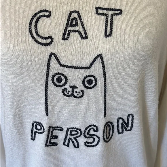 Boden Cream 'Cat Person' Sweater - Picture 2 of 3